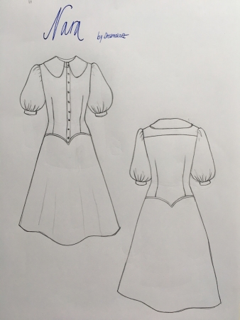 Pattern dress NARA